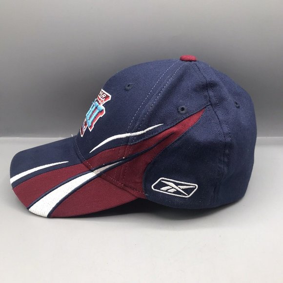 NFL SUPER BOWL XLII 2008 PRE GAME BASEBALL HAT CAP REEBOK Giants Patriots RARE - Picture 4 of 7